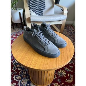 Common Projects Achilles in Dark Grey Suede